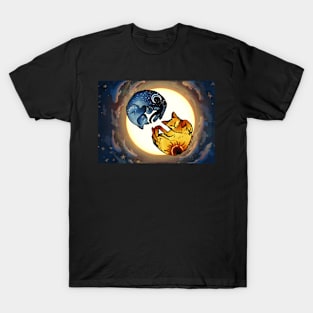 Cat Solstice and Cat Luna T-Shirt